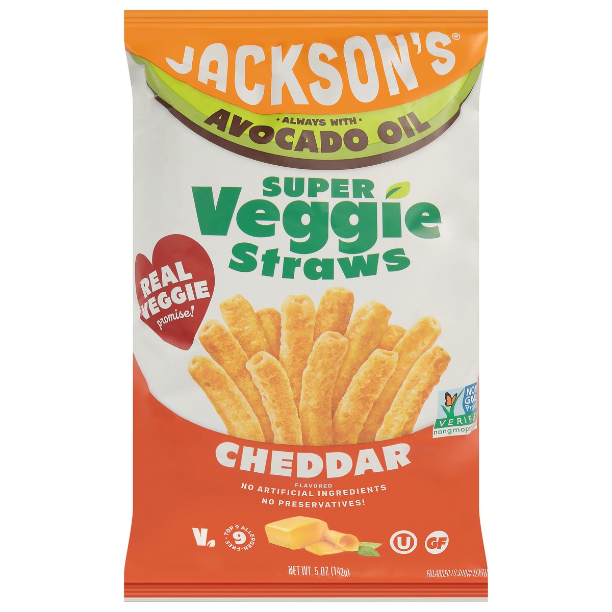 slide 1 of 13, Jackson's Super Cheddar Veggie Straws 5 oz, 5 oz
