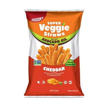 slide 1 of 5, Jacksons Straws Vggie Chd Avo, 5 oz