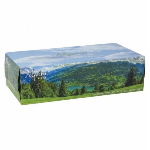 slide 1 of 1, Alpine Vista Facial Tissues, 144 ct