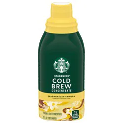 Starbucks Cold Brew Madagascar Vanilla Coffee Concentrate 32 fl oz