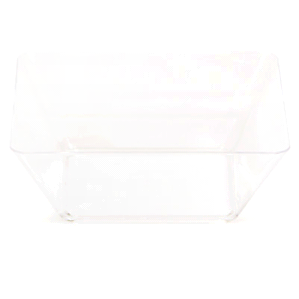 slide 1 of 1, Creative Converting TrendWare Clear Plastic Square Bowls, 4 ct