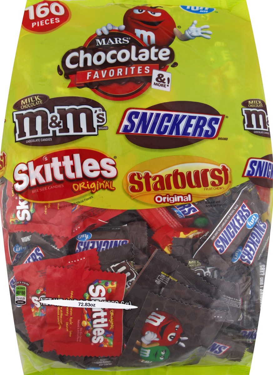 slide 5 of 6, Mixed MARS Chocolate and More Halloween Candy Variety Mix 72.83-Ounce Stand-up Bag, 72.8 oz