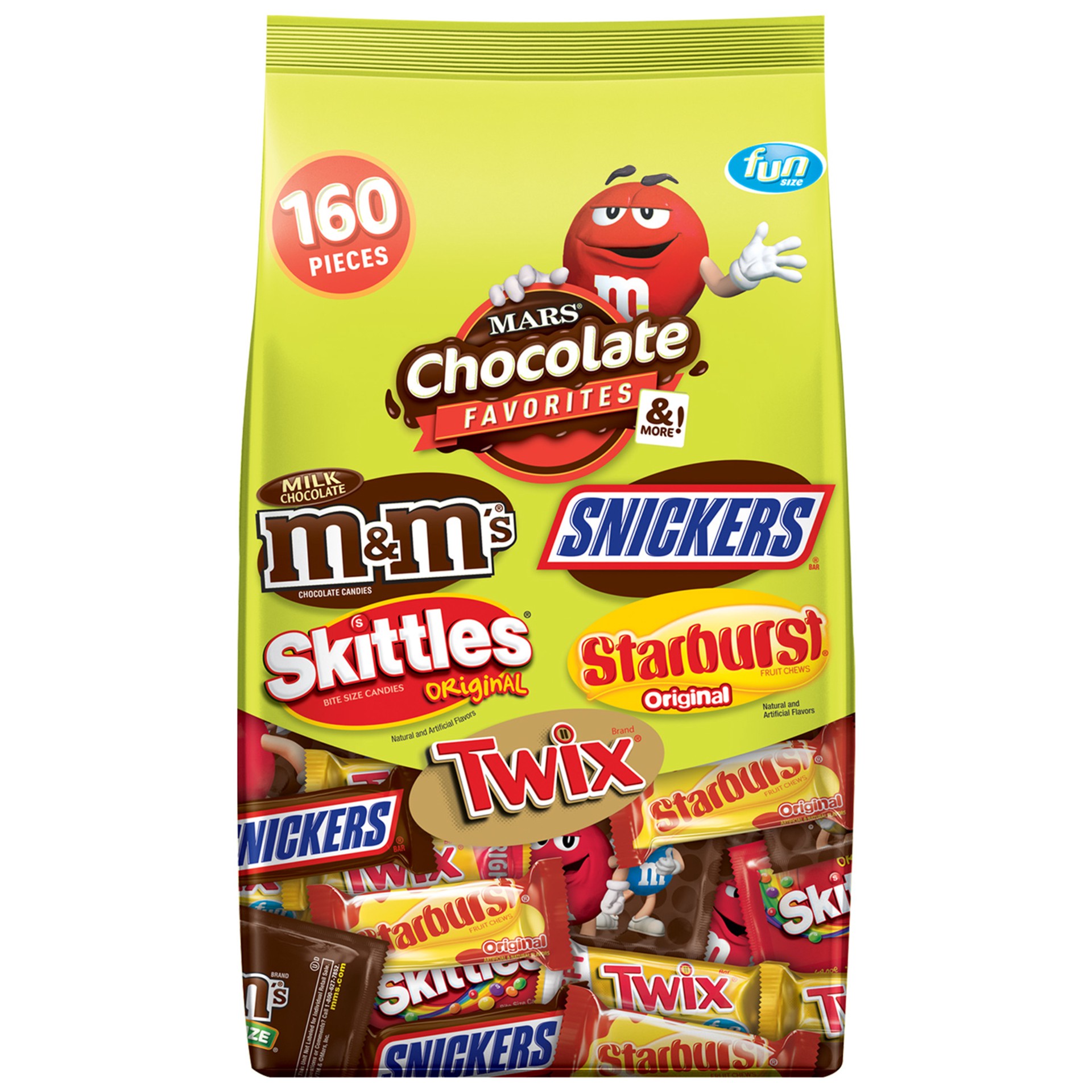 slide 1 of 6, Mixed MARS Chocolate and More Halloween Candy Variety Mix 72.83-Ounce Stand-up Bag, 72.8 oz