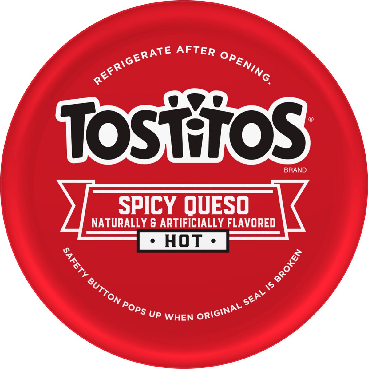 slide 9 of 14, Tostitos Dip Hot Spicy Queso Naturally & Artificially Flavored 15 Oz,