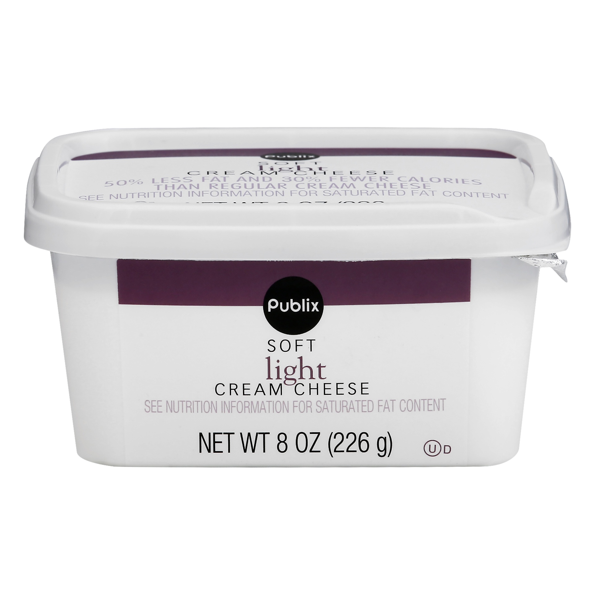 slide 1 of 1, Publix Soft Light Cream Cheese, 8 oz