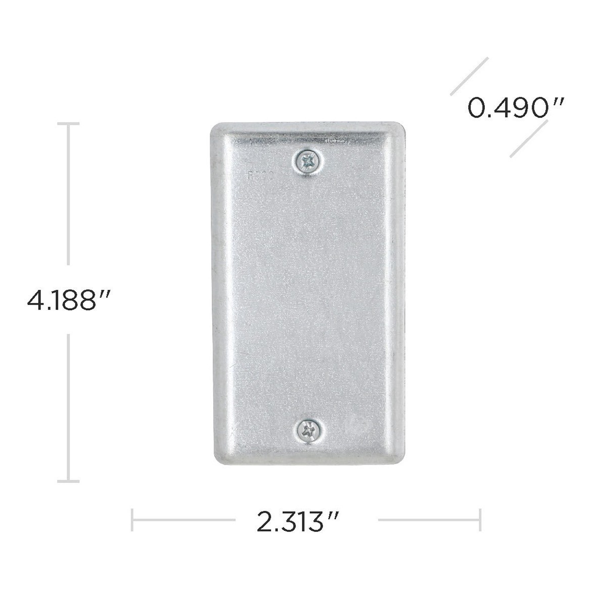 slide 5 of 6, RACO 1-Gang Rectangle Metal Electrical Box Cover, 1 ct