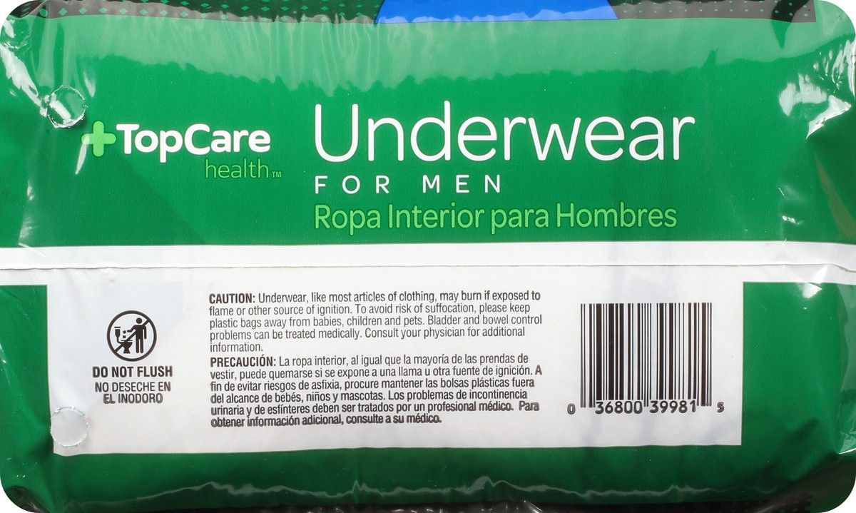 slide 12 of 16, TopCare Health Large/Extra Large Maximum Absorbency Underwear for Men 18 ea, 18 ct