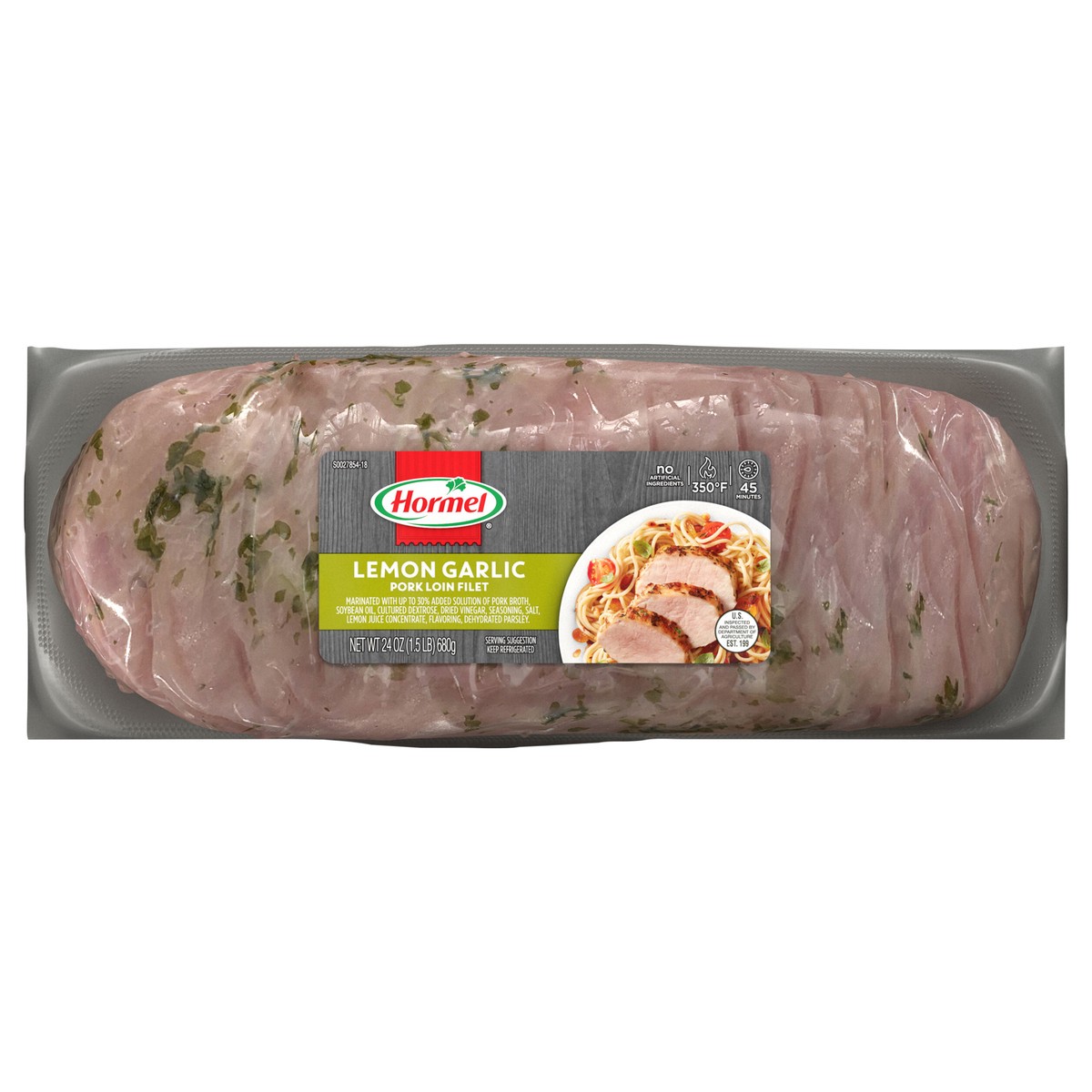 slide 1 of 8, Hormel Lemon Garlic Pork Loin Filet, 24 oz