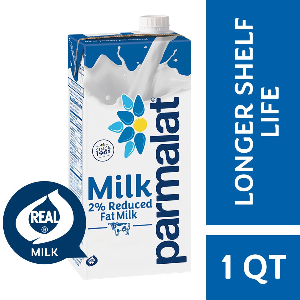 slide 1 of 4, Parmalat 2% Milk, 1 qt