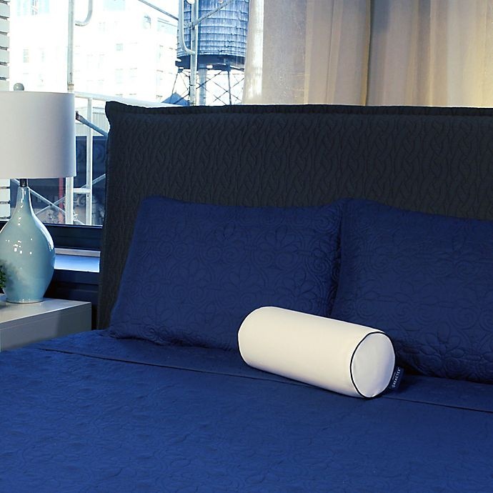 therapedic memory foam neck roll pillow