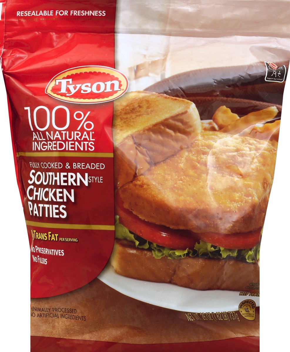 slide 2 of 3, Tyson Chicken Patties 26 oz, 26 oz