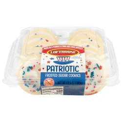 Lofthouse Patriotic Frosted Sugar Cookies - 13.5 oz