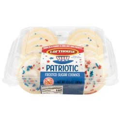 Lofthouse Patriotic Frosted Sugar Cookies - 13.5 oz