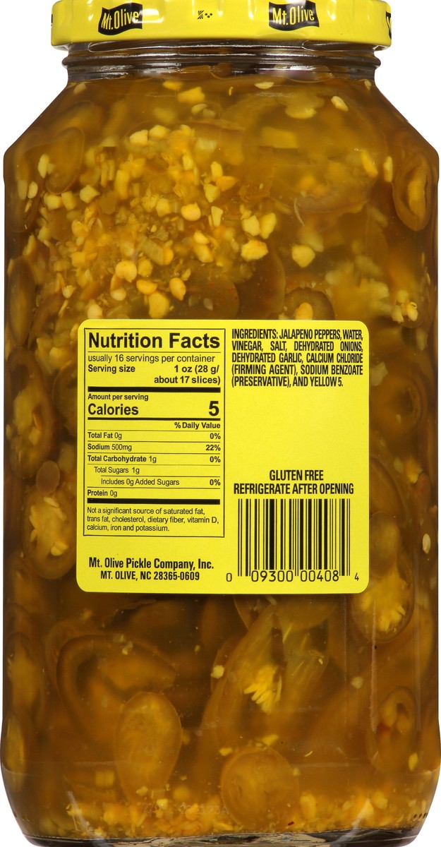slide 8 of 9, Mt. Olive Deli Style Jalapeno Pepper Slices - 32 fl oz jar, 32 fl oz