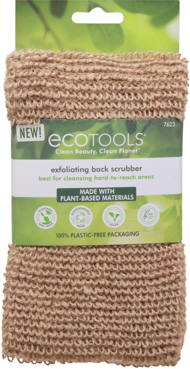 slide 1 of 9, EcoTools Exfoliating Back Scrubber 1 ea, 1 ct