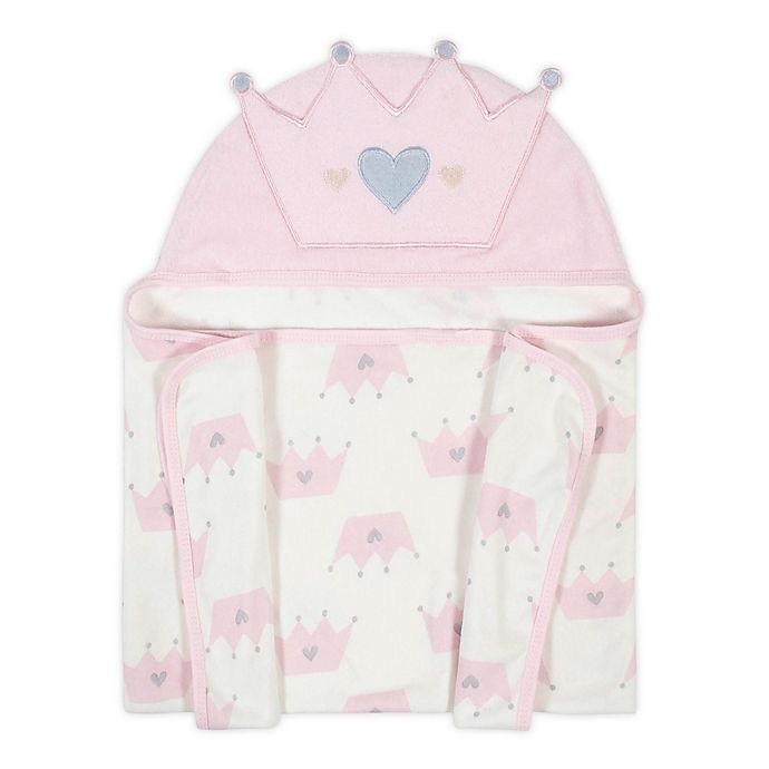 slide 1 of 4, Gerber Princess Hooded Towel - Pink, 1 ct