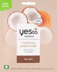 Yes To Coconut Hydrating Dry Skin Coconut Paper Mask - 1 ea