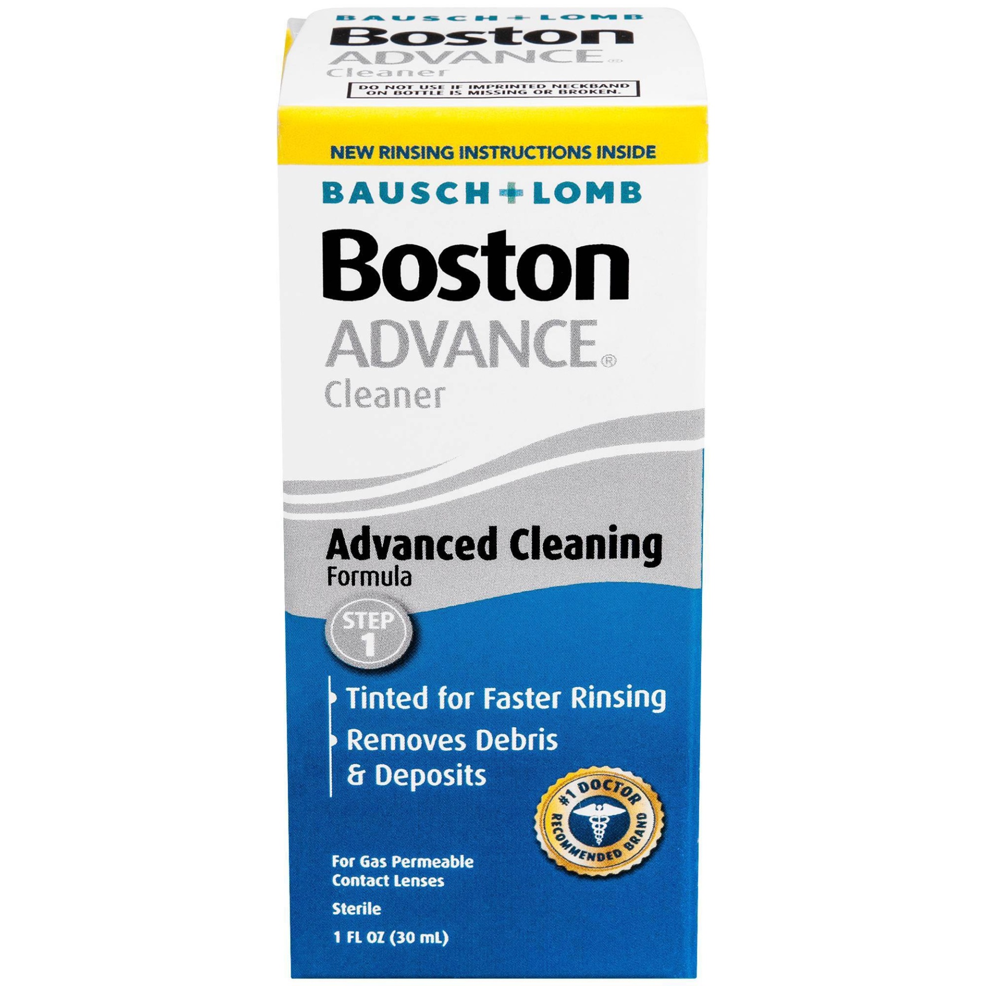 slide 1 of 1, Bausch + Lomb Boston Advance Cleansing Contact Lens Solution - 1 fl oz, 1 fl oz