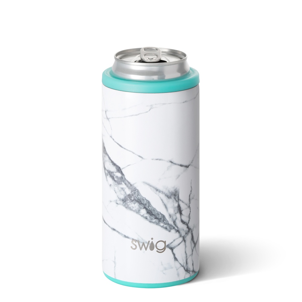 slide 1 of 1, Swig Marble Slab Skinny Can Cooler, 12 oz