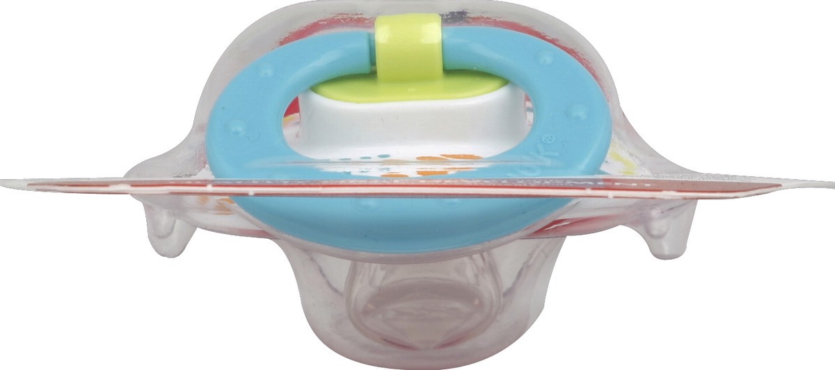 slide 4 of 6, NUK Orthodontic Natural Shape Pacifier (0-6 Months), Assorted Colors, 2 ct