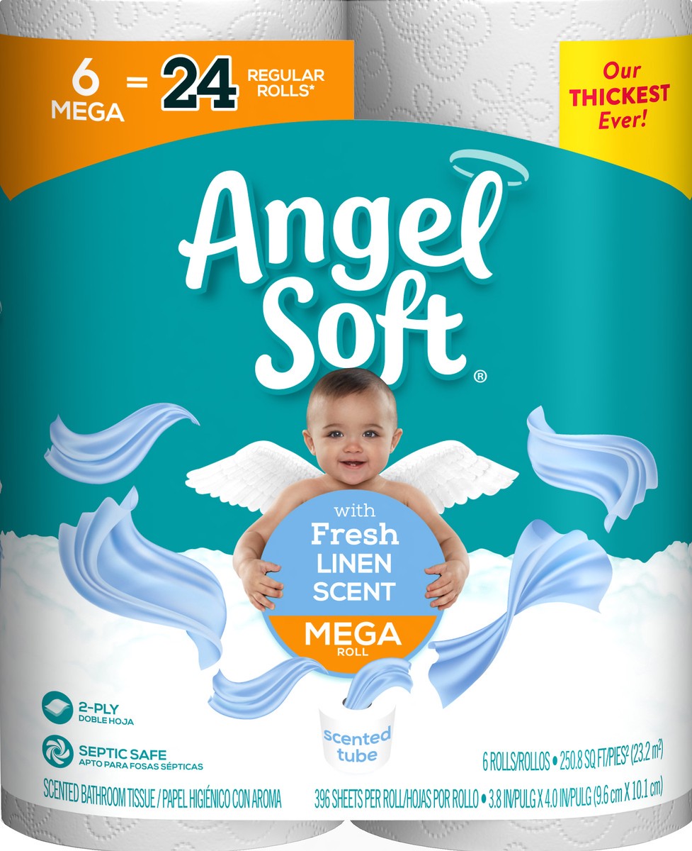 slide 2 of 7, Angel Soft Toilet Paper, 1 ct