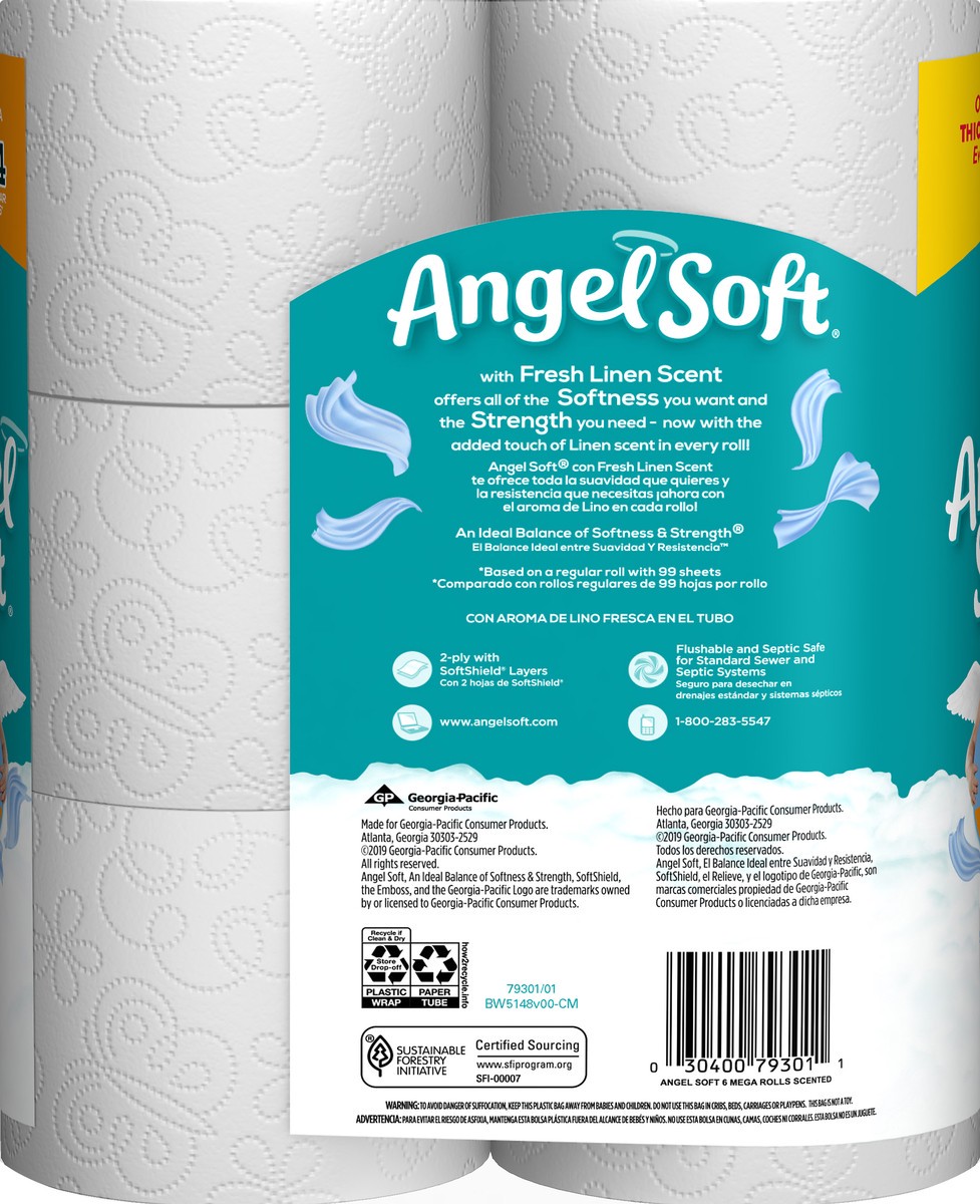 slide 4 of 7, Angel Soft Toilet Paper, 1 ct