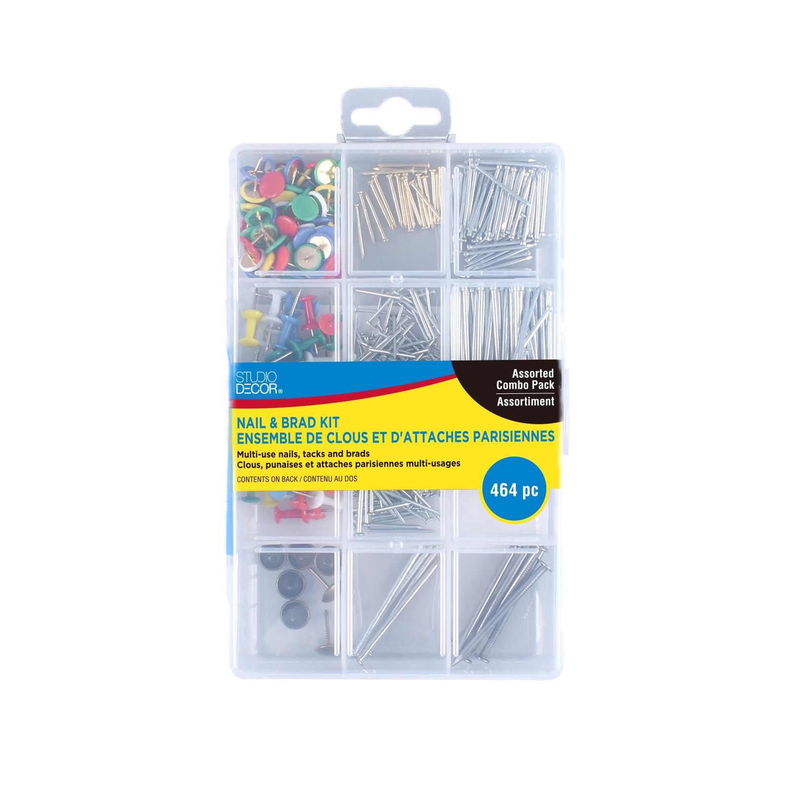 slide 5 of 10, Nail & Brad Kit By Studio Decor, 464 ct