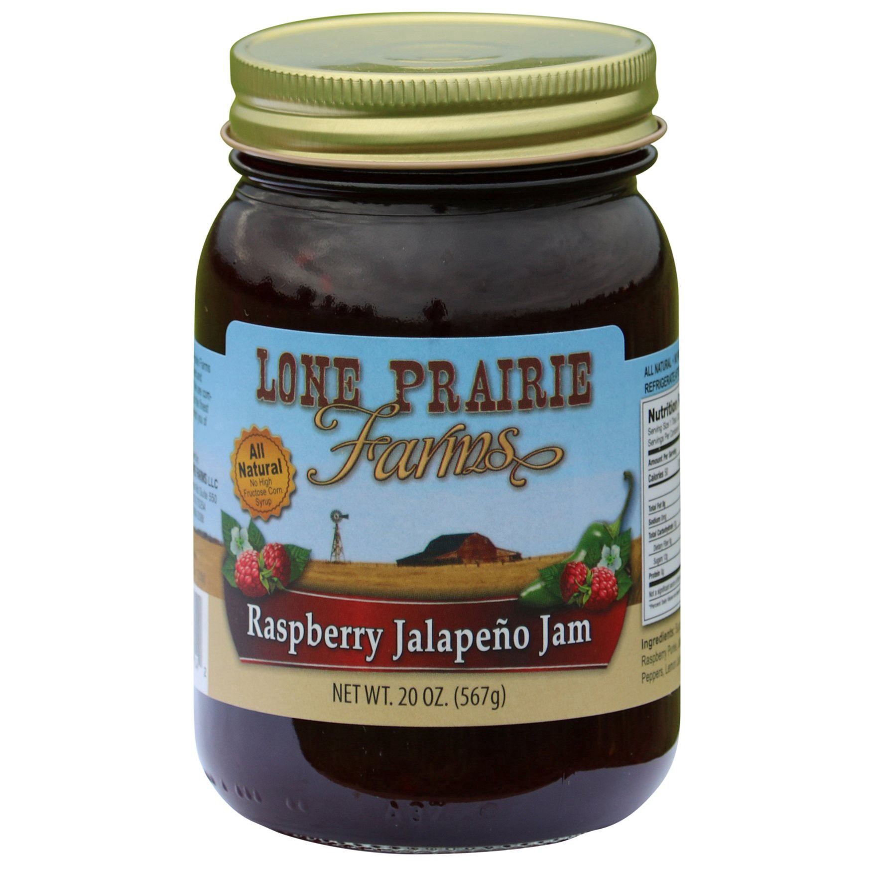 slide 1 of 1, Lone Prairie Farms Raspberry Jalapeno Jam, 20 oz