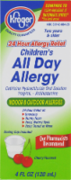 slide 1 of 1, Kroger Children's All Day Allergy Cherry, 4 oz