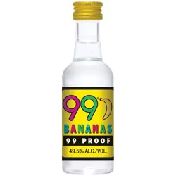 99 Brand Brand Bananas Liqueur 50 mL Bottle, 99 Brand Proof