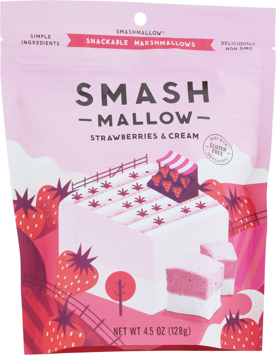 slide 3 of 12, SmashMallow Strawberries & Cream Snackable Marshmallows 4.5 oz, 4.5 oz