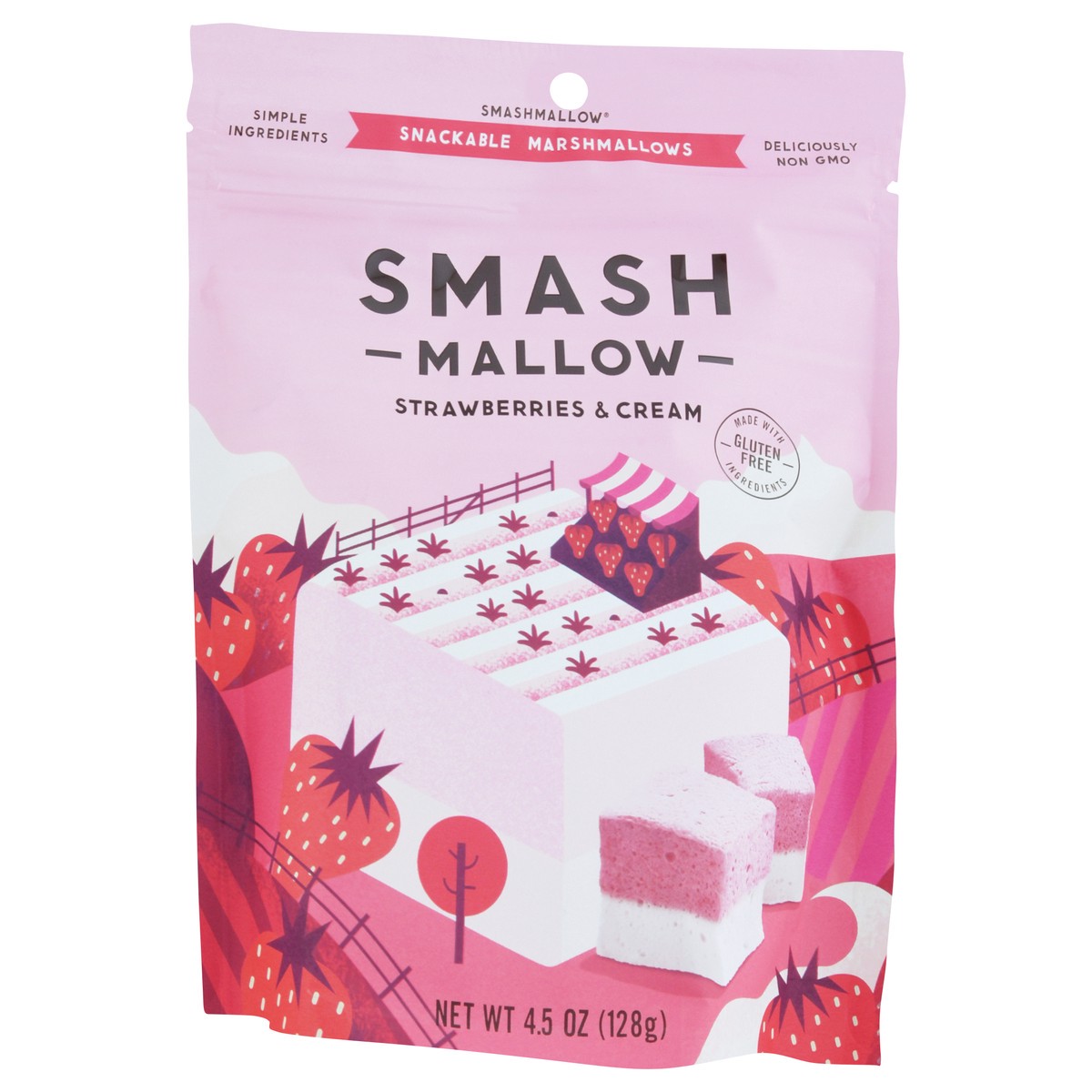 slide 11 of 12, SmashMallow Strawberries & Cream Snackable Marshmallows 4.5 oz, 4.5 oz