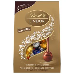 Lindt Lindor Assorted Chocolate Candy Truffles Bag
