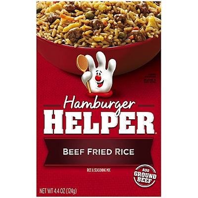 slide 1 of 4, Betty Crocker Hamburger Helper Rice & Seasoning Mix Beef Fried Rice, 4.4 oz