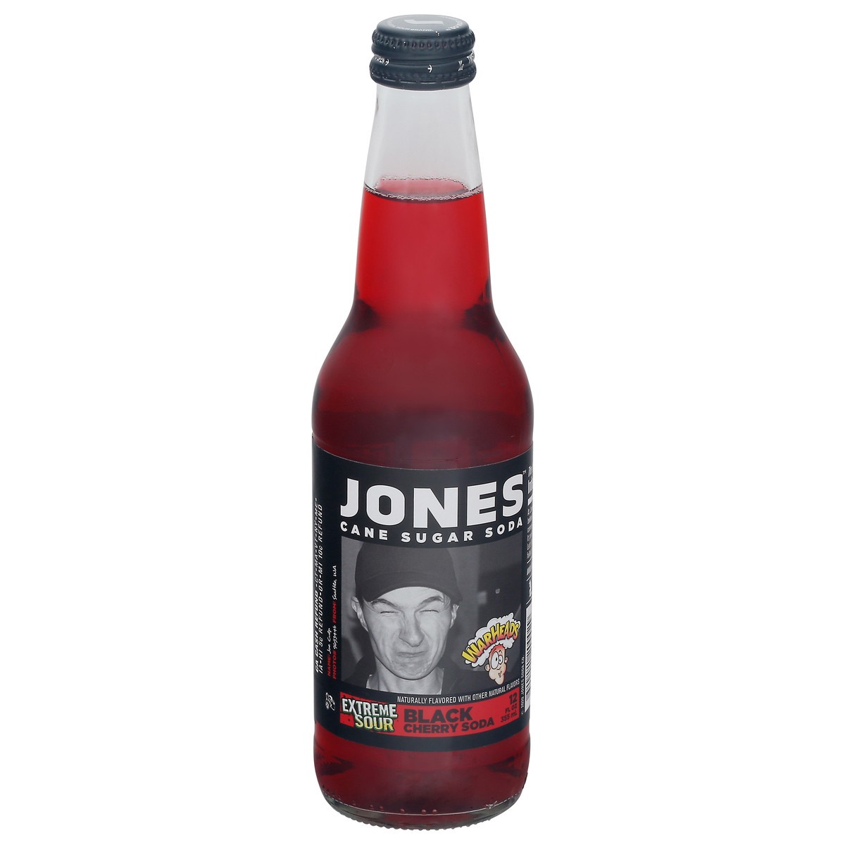 slide 1 of 9, Jones Cherry Soda, 12 oz