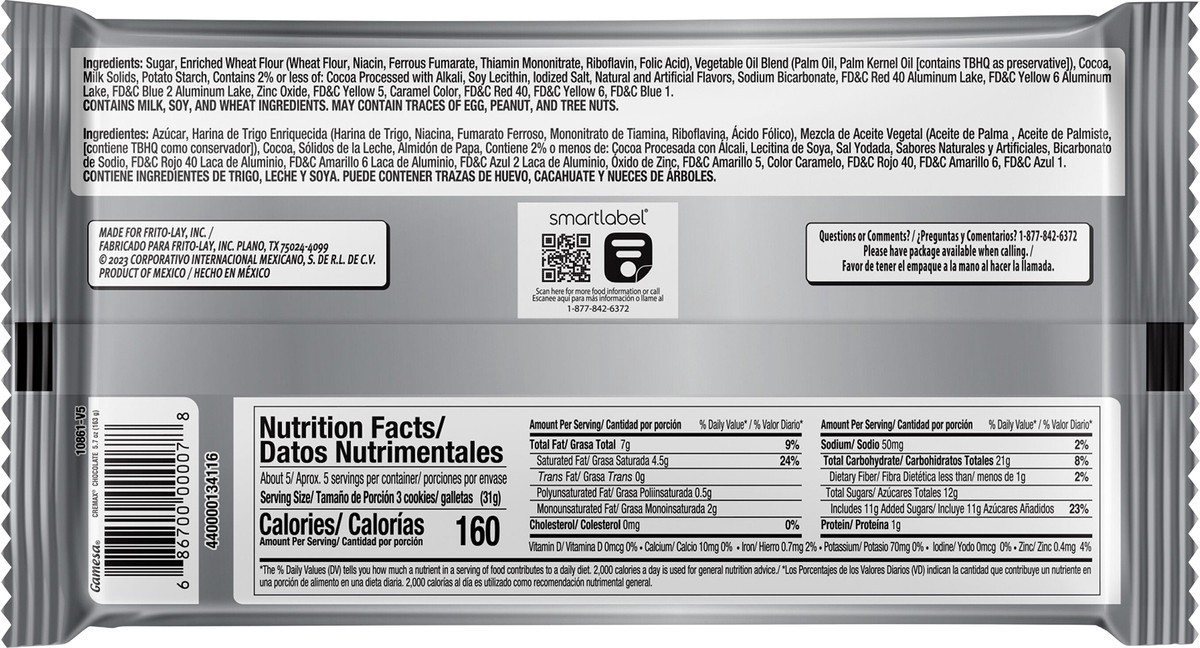 slide 2 of 9, Gamesa Cremax Wafer Cookies Chocolate 5.7 Oz, 5.7 oz