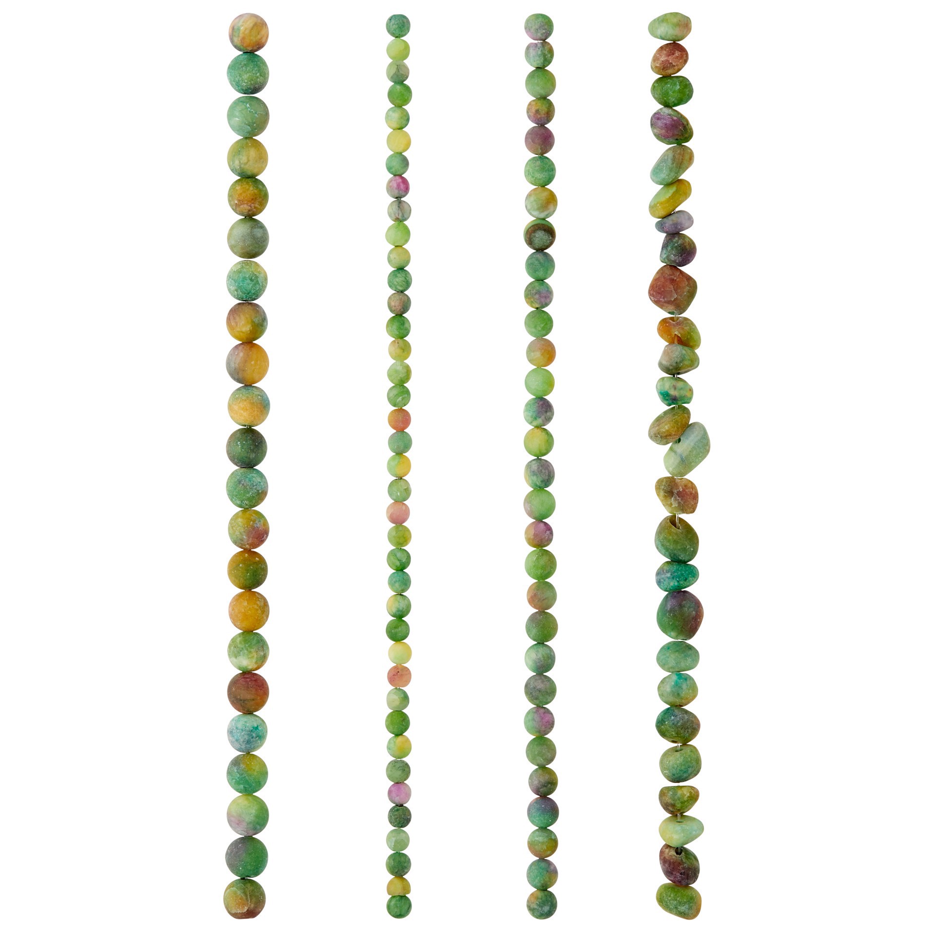 slide 3 of 3, Dyed Jade Stone Beads Value Pack By Bead Landing, 4mm-8mm