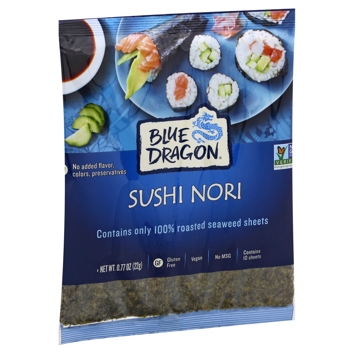 slide 13 of 13, Blue Dragon Sushi Nori Roasted Seaweed Sheets, 10 ct; 0.77 oz