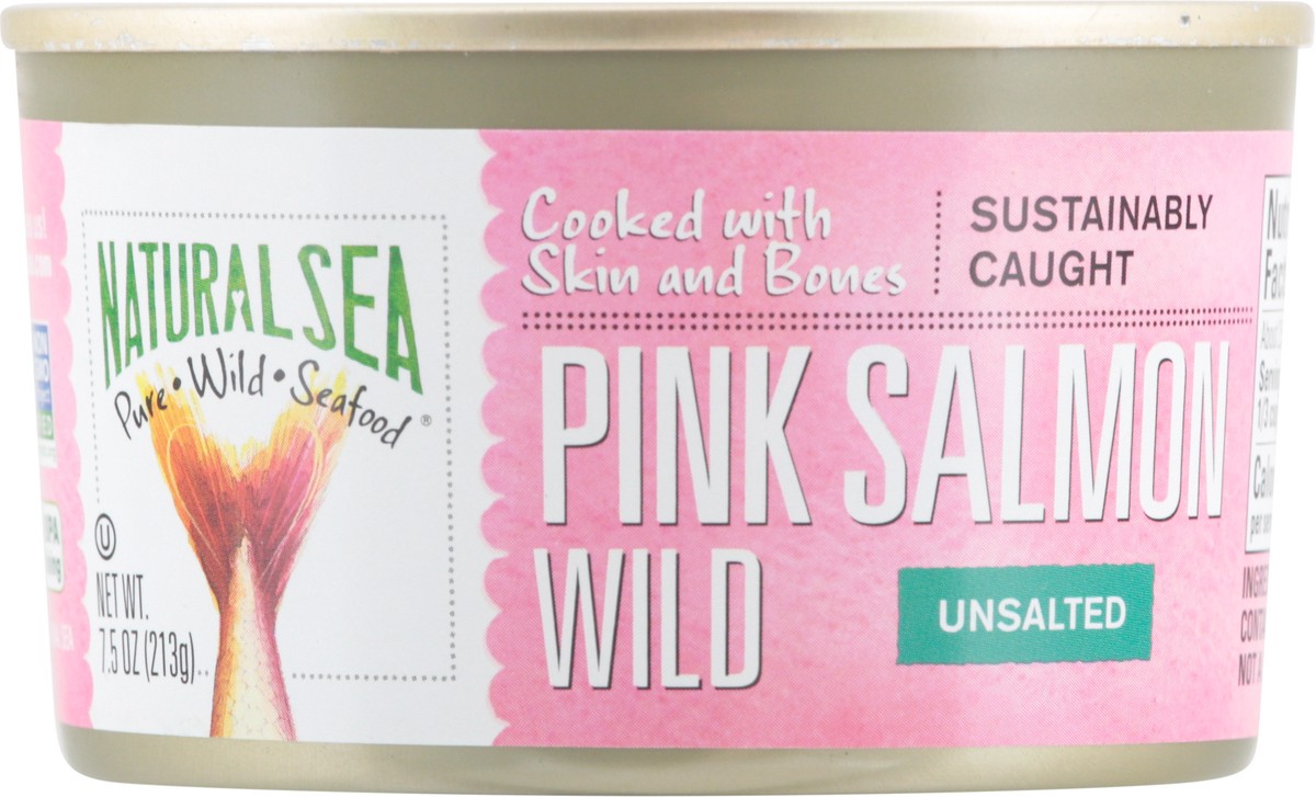 slide 6 of 9, Natural Sea Unsalted Wild Pink Salmon 7.5 oz, 7.5 oz