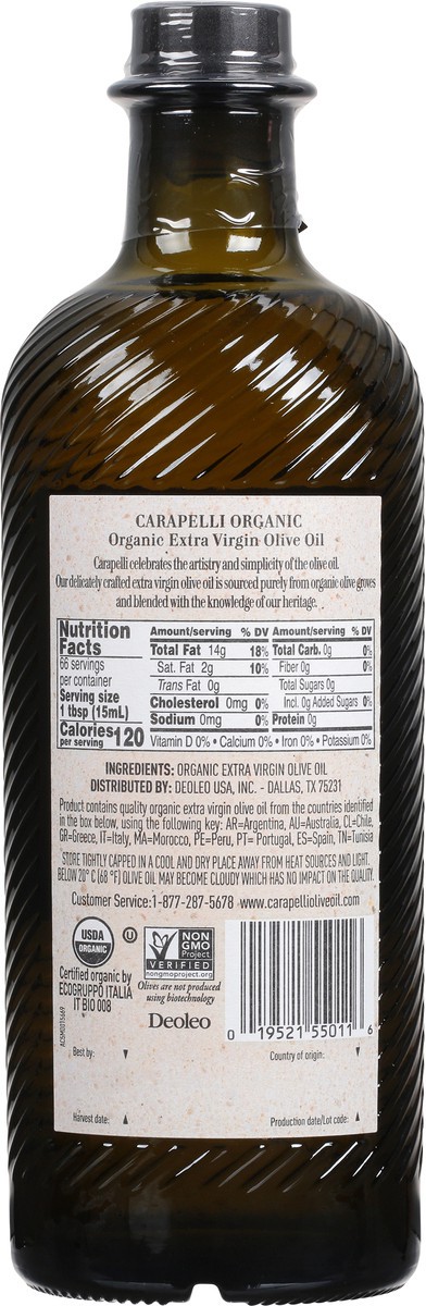 slide 2 of 9, Carapelli Organic Extra Virgin Olive Oil, 33.8 fl oz, 33.8 fl oz