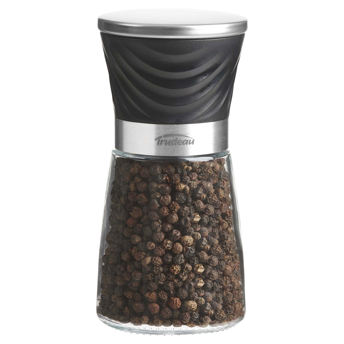 slide 4 of 5, Trudeau Upside Down Pepper Mill, 6 in, 1 ct