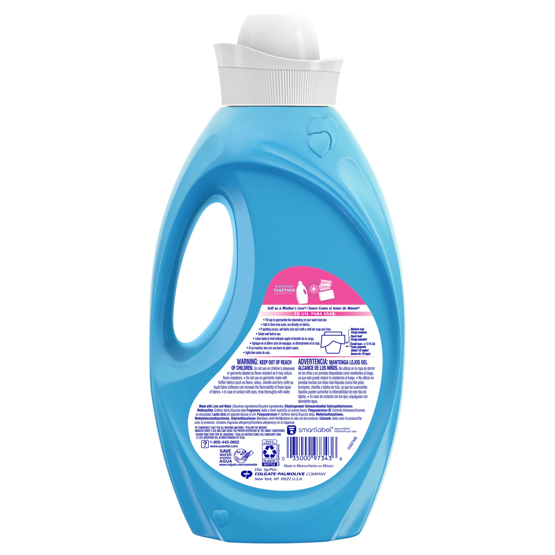 slide 2 of 10, Suavitel Liquid Fabric Softener, Field Flowers, 46Oz., 46 fl oz