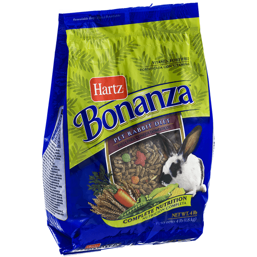 slide 2 of 9, Hartz Bonanza Rabbit Food, 4 lb