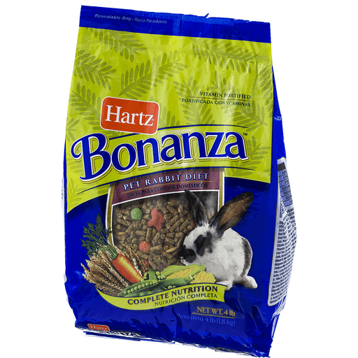slide 3 of 9, Hartz Bonanza Rabbit Food, 4 lb