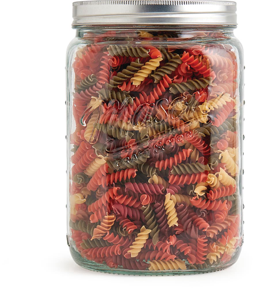 slide 3 of 3, Tabletops Unlimited Glass Canister With Screw Top Lid, 4 liter