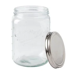 Tabletops Unlimited Glass Canister With Screw Top Lid