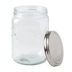 Tabletops Unlimited Glass Canister With Screw Top Lid
