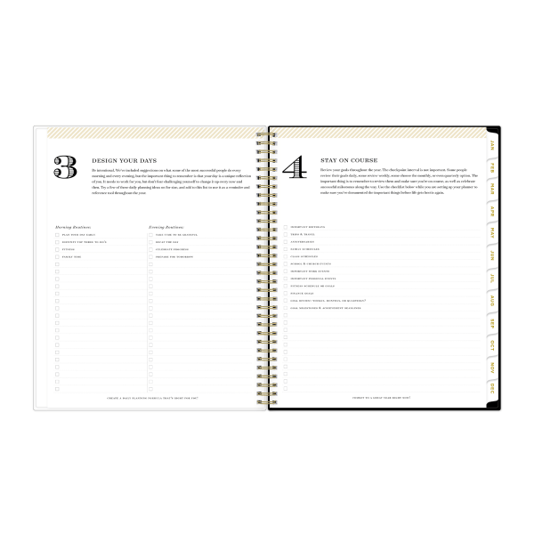 slide 5 of 10, 2025 Day Designer Weekly/Monthly Planning Calendar, 8-1/2"" X 11"", Les Fleurs, January 2025 To December 2025, 1 ct