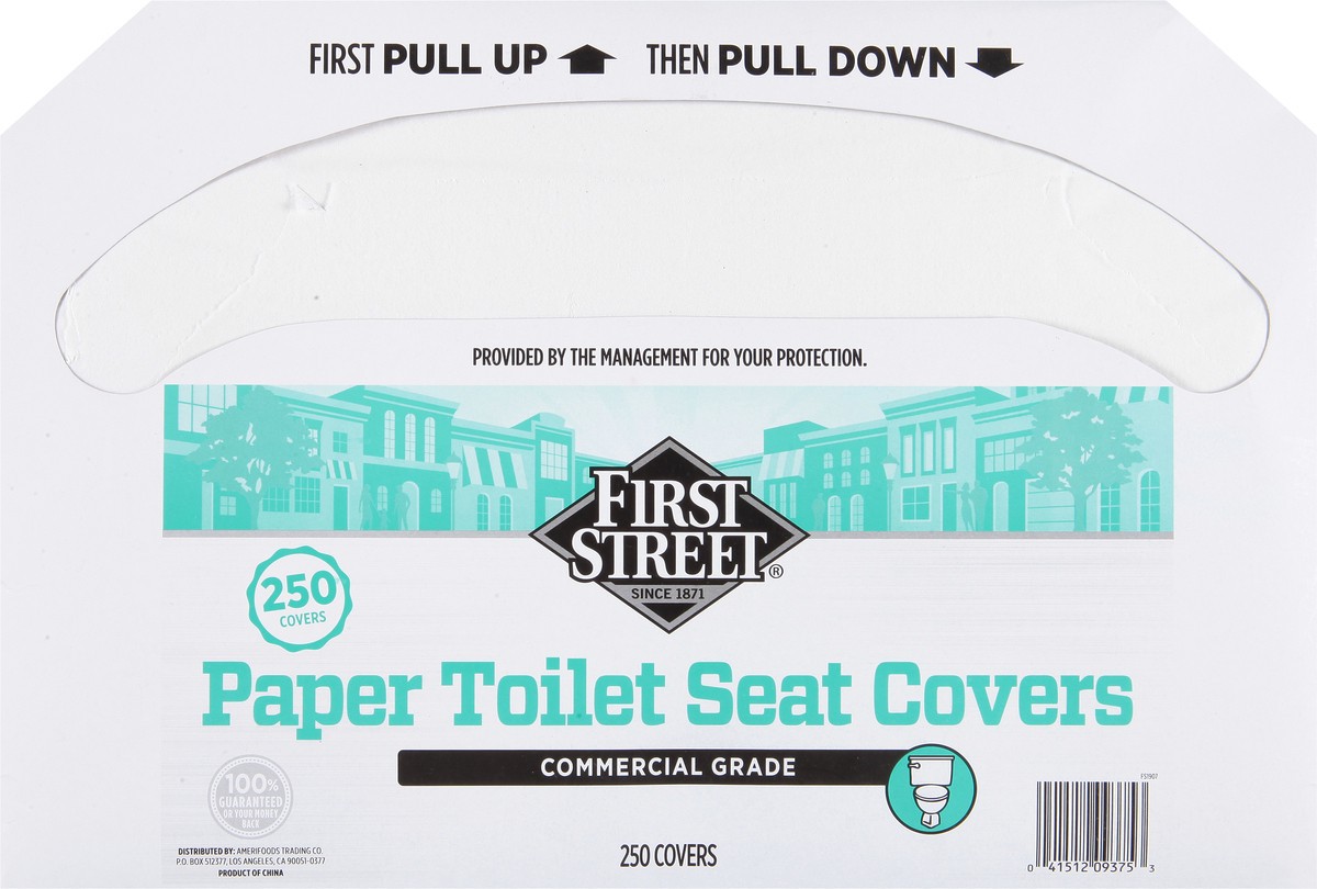 slide 7 of 11, First Street Toilet Seat Cover, 2 x 250 ct