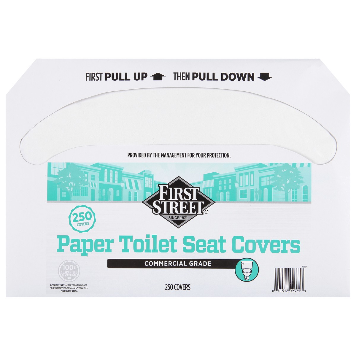slide 1 of 11, First Street Toilet Seat Cover, 2 x 250 ct